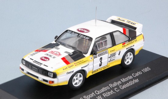 Immagine di AUDI QUATTRO N.3 2nd MONTE CARLO 1985 W.ROHRL-C.GEISTDORFER 1:43