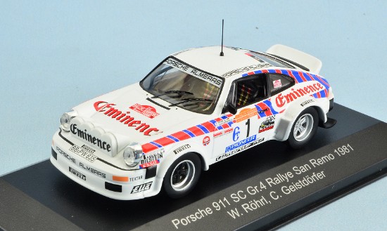 Immagine di PORSCHE 911 SC Gr.4 N.1 RALLY SAN REMO 1981 W.ROHRL-C.GEISTDORFER 1:43