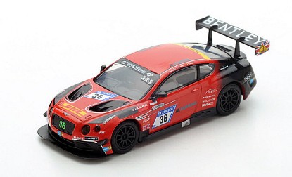 Immagine di BENTLEY CONTINENTAL GT3 N.36 24 H NURBURGR.2017 KANE-SMITH-SOULET 1:64
