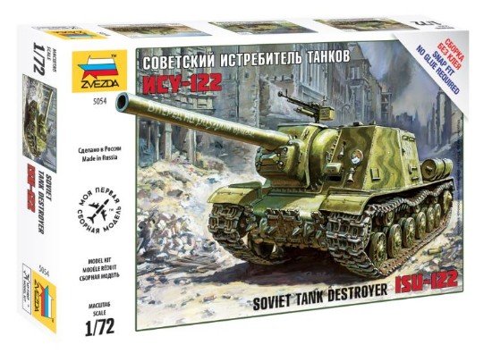 Immagine di ISU-122 SOVIET TANK DESTROYER KIT 1:72