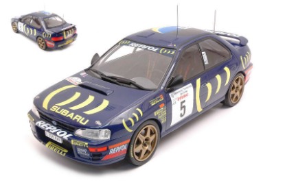Immagine di SUBARU IMPREZA 555 N.5 RALLY CATALUNYA 1995 SAINZ-MOYA 1:18
