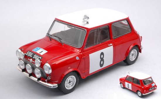 Immagine di MINI COOPER S N.8 BMC RAC RALLY 1965 HOPKIRK-LIDDON 1:18
