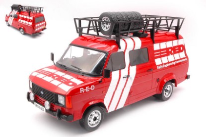 Immagine di FORD TRANSIT MK II RED RALLY ENGINEERING DEVELOPMENT 1985 ASSIST.1:18
