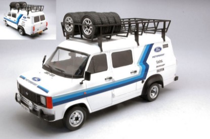 Immagine di FORD TRANSIT MK II TEAM FORD WITH ROOF ACCESSORIES 1:18

