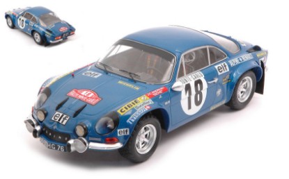 Immagine di ALPINE RENAULT A110 N.18 RALLY MONTE CARLO 1973 ANDRUET-BICHE 1:24
