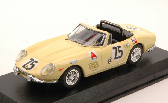 Immagine di FERRARI 275 GTB 4 SPIDER N.25 17th SEBRING 1967 MC CLUGGAGE-ROLLO 1:43
