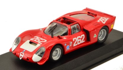 Immagine di ALFA ROMEO 33.2 N.262 21th TARGA FLORIO 1969 VACCARELLA-DE ADAMICH 1:43