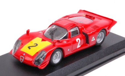 Immagine di ALFA ROMEO 33.2 N.2 3rd 500 KM IMOLA 1968 M.CASONI-S.DINI 1:43