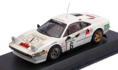 Immagine di FERRARI 308 GTB N.6 6th RALLY ELBA 1985 ERCOLANI-ROGGIA 1:43