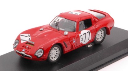 Immagine di ALFA ROMEO TZ2 N.77 13th 1000 KM NURBURGRING 1966 BIANCHI-SCHULTZE 1:43