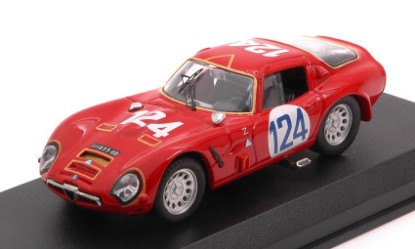 Immagine di ALFA ROMEO TZ2 N.124 DNF TARGA FLORIO 1966 SHANGRI-LA-FEDERICO 1:43