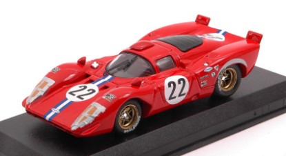Immagine di FERRARI 312 P COUPE  N.22 6th 12H SEBRING 1970 PARKES-PARSON 1:43