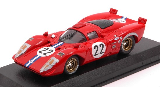 Immagine di FERRARI 312 P COUPE  N.22 6th 12H SEBRING 1970 PARKES-PARSON 1:43