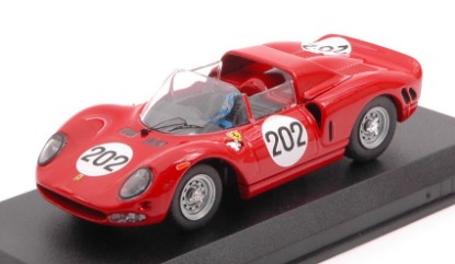 Immagine di FERRARI 275 P 2 N.202 TARGA FLORIO 1965 PARKES-SCARFIOTTI 1:43