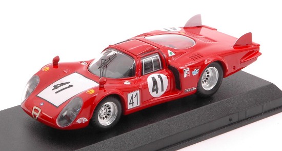 Immagine di ALFA ROMEO 33.2 N.41 28th LE MANS 1968 VACCARELLA-BAGHETTI 1:43