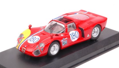 Immagine di ALFA ROMEO 33.2 N.180 TARGA FLORIO 1968 GOSSELIN-TROSCH 1:43