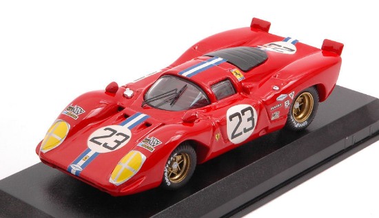 Immagine di FERRARI 312 P COUPE  N.23 SEBRING 1970 CHINETTI JR.-ADAMOWICZ 1:43