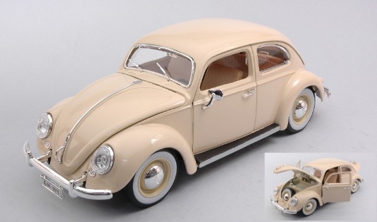 Immagine di VW KAFER BEETLE 1955 CREAM 1:18