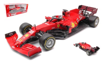Immagine di FERRARI F1 SF21 N.55 2021 CARLOS SAINZ 1:18
