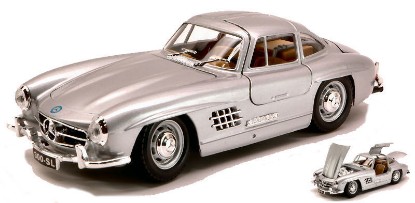 Immagine di MERCEDES 300 SL 1954 SILVER 1:24