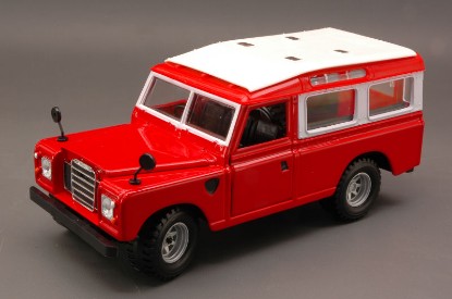 Immagine di LAND ROVER 110 1983 RED W/WHITE ROOF 1:24