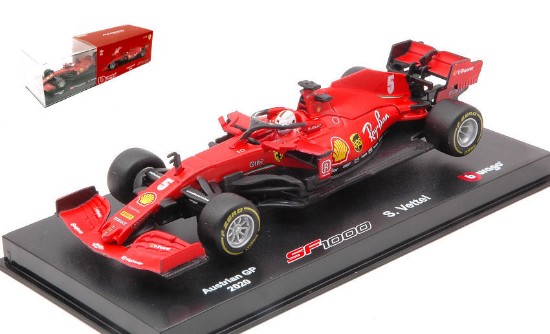 Immagine di FERRARI SF1000 SEBASTIAN VETTEL 2020 N.5 AUSTRIAN GP SIGNATURE 1:43