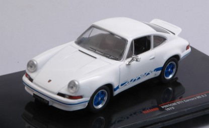 Immagine di PORSCHE 911 CARRERA RS 2.7 1973 WHITE-BLUE 1:43