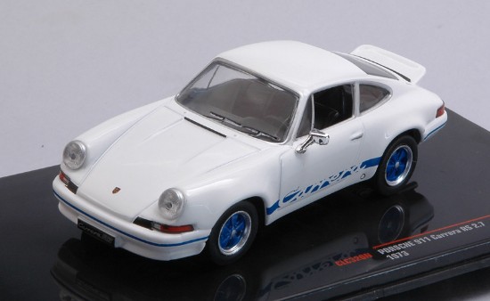 Immagine di PORSCHE 911 CARRERA RS 2.7 1973 WHITE-BLUE 1:43