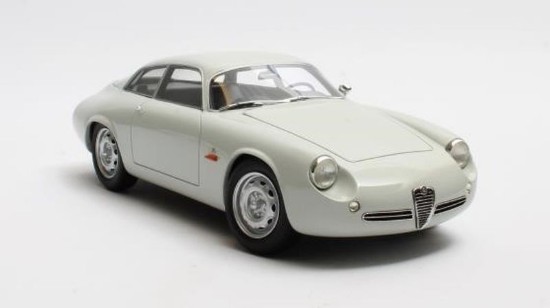 Immagine di ALFA ROMEO GIULIETTA SPRINT ZAGATO CODA TRONCA SILVER 1:18