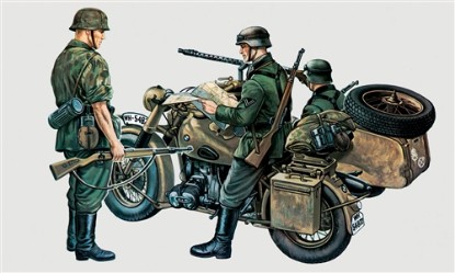 Immagine di BMW R 75 WITH SIDE CAR MOTO KIT 1:35