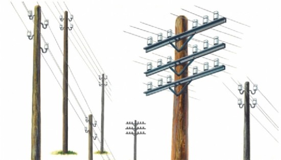 Immagine di TELEGRAPH POLES KIT 1:35