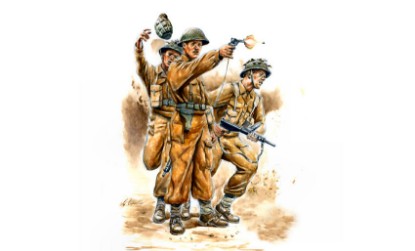 Immagine di WWII COMMONWEEALTH INFANTRY KIT 1:56