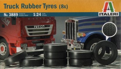 Immagine di GOMME PER MOTRICE CAMION 8 Pz.KIT 1:24