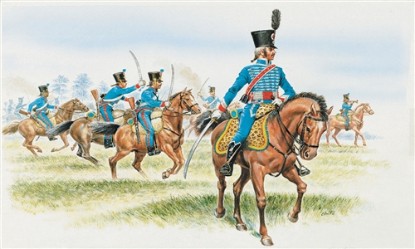 Immagine di FRENCH HUSSARS 1^ REGIMENT KIT 1:72