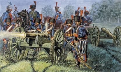 Immagine di FRENCH LINE/GUARD ARTILLERY KIT 1:72