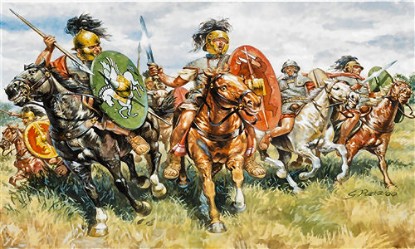 Immagine di ROMAN CAVALRY SOLDATINI KIT 1:72