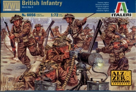 Immagine di WWII BRITISH INFANTRY KIT 1:72