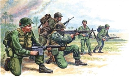 Immagine di US SPECIAL FORCES VIETNAM WAR KIT 1:72