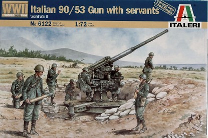 Immagine di ITALIAN 90/53 GUN C/FIG.KIT 1:72