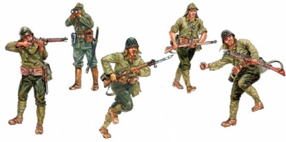 Immagine di WWII JAPANESE INFANTRY  KIT 1:72