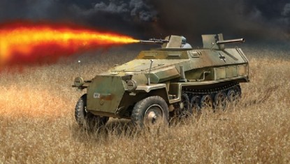 Immagine di SD KFZ 251/16 FLAMMPANZERWAGEN KIT 1:72