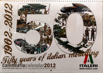 Immagine di CALENDARIO 2012 ANNIVERSARIO ITALERI