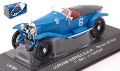 Immagine di LORRAINE-DIETRICH B3-6 N.6 WINNER LM 1926 R.BLOCH-A.ROSSIGNOL REED.1:43