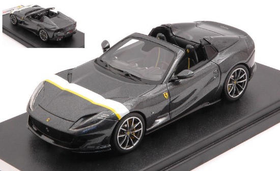 Immagine di FERRARI 812 GTS GRIGIO SILVERSTONE- WHITE YELLOW LIVERY 1:43