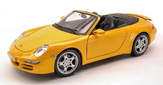 Immagine di PORSCHE 911 CARRERA S CABRIO YELLOW 1:18