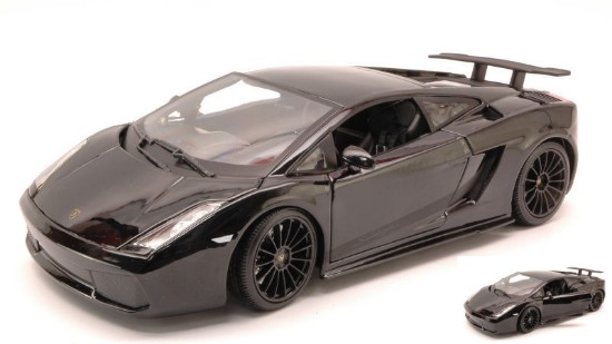 Immagine di LAMBORGHINI GALLARDO SUPERLEGGERA 2007 BLACK MET.1:18