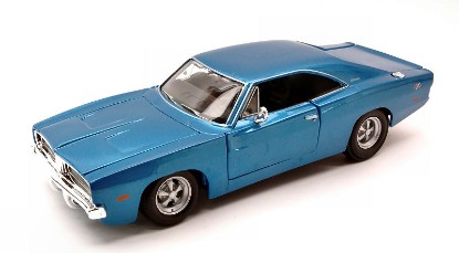 Immagine di DODGE CHARGER R/T 1969 METALLIC BLUE 1:25