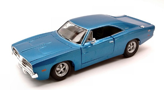 Immagine di DODGE CHARGER R/T 1969 METALLIC BLUE 1:25