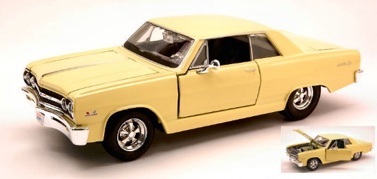 Immagine di CHEVROLET MALIBU SS 1965 LIGHT YELLOW 1:24