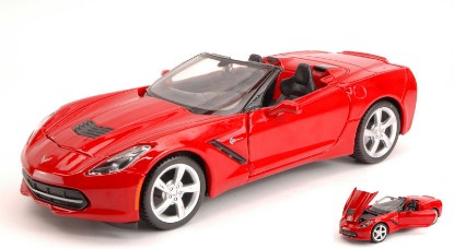 Immagine di CORVETTE STINGRAY COUPE  2014 RED 1:24